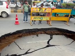 पूरे राजस्थान में छाए मानसून के बादल, बालोतरा में पीएम की सभा से पहले जमकर बारिश, जयपुर में सड़क धंसी