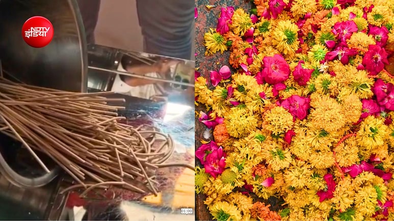 मंदिर में चढ़े फूल कचरे में नहीं जाएंगे, रोज़ 50,000 अगरबत्तियां बना कमाई करेंगी महिलाएं