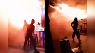 Bangkok Pub Fire Horror: Terrifying Videos Show Survivors Scream, Scramble To Escape Blaze; 27 Dead