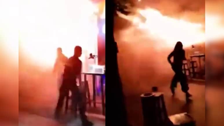 Bangkok Pub Fire Horror: Terrifying Videos Show Survivors Scream, Scramble To Escape Blaze; 27 Dead