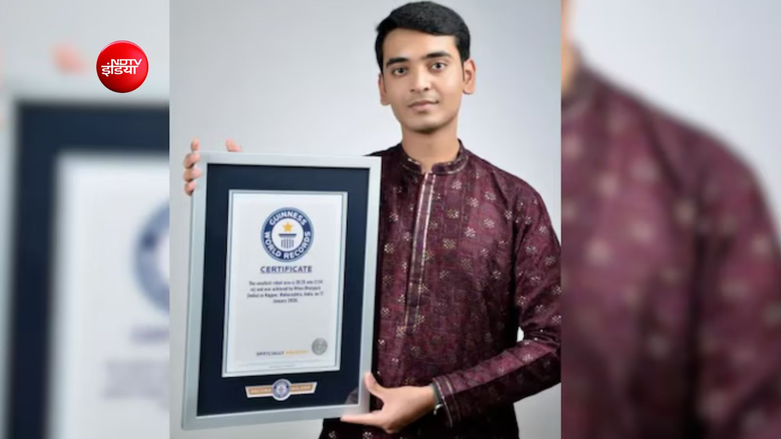 उंगली के आधे साइज का रोबोटिक आर्म, नागपुर के 17 साल के हितेन ने बनाया गिनीज वर्ल्ड रिकॉर्ड