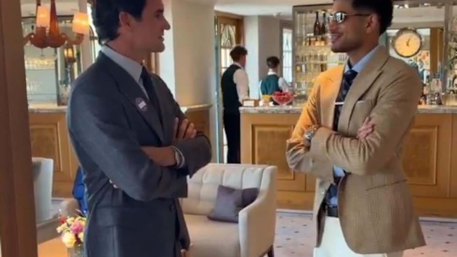 Shubman Gill Catches Up With Roger Federer At Wimbledon, Their Discussion Has Internet Guessing