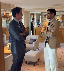 Shubman Gill Catches Up With Roger Federer At Wimbledon, Their Discussion Has Internet Guessing