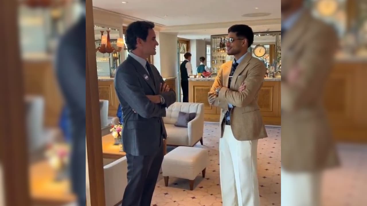 Shubman Gill Catches Up With Roger Federer At Wimbledon, Their Discussion Has Internet Guessing