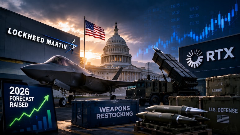 Lockheed Martin, RTX Rally Up To 12% As Pentagon's Hawkish Plans Lift 2026 Guidance