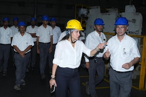 Priya Kapur Visits Sona Comstar's Chakan Plant In Maharashtra