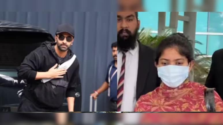 ट्रेलर लॉन्च से पहले दिल्ली में 'रामायणम' इवेंट के लिए निकलते दिखे रणबीर कपूर, साई पल्लवी और सनी देओल