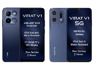 Lava ने लॉन्च किए 6000mAh बैटरी वाले Virat V1 5G और Virat V1 बजट फोन, कीमत ₹12 हजार से कम