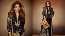 Shiva-Inspired Necklace, Bandhani-Zardozi Couture: Dimple Kapadia, 69, Stuns At <i>The Odyssey</i> Premiere