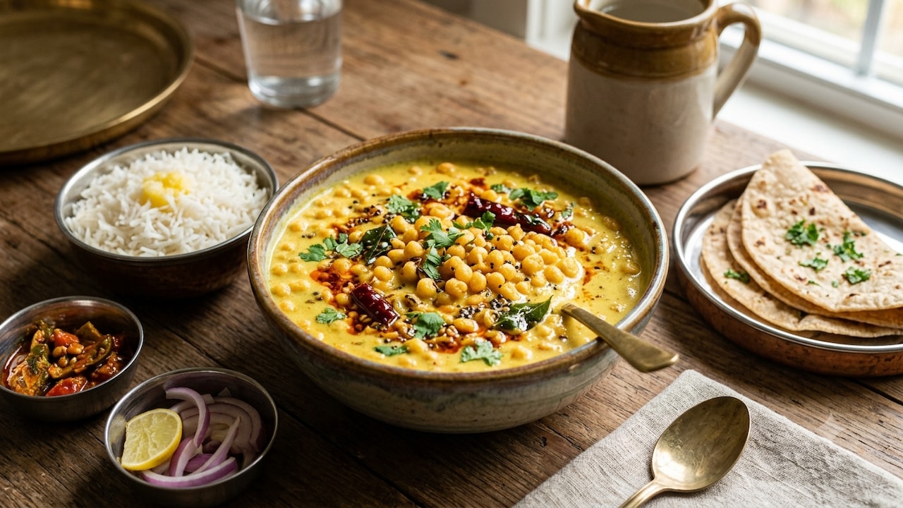 Quick Boondi Kadhi Recipe When There's No Time To Make Pakodas