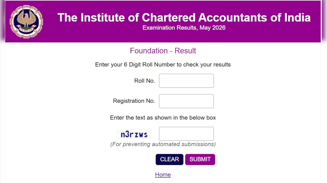 CA Foundation Result May 2026 OUT @icai.org; Check Direct Link And AIR List