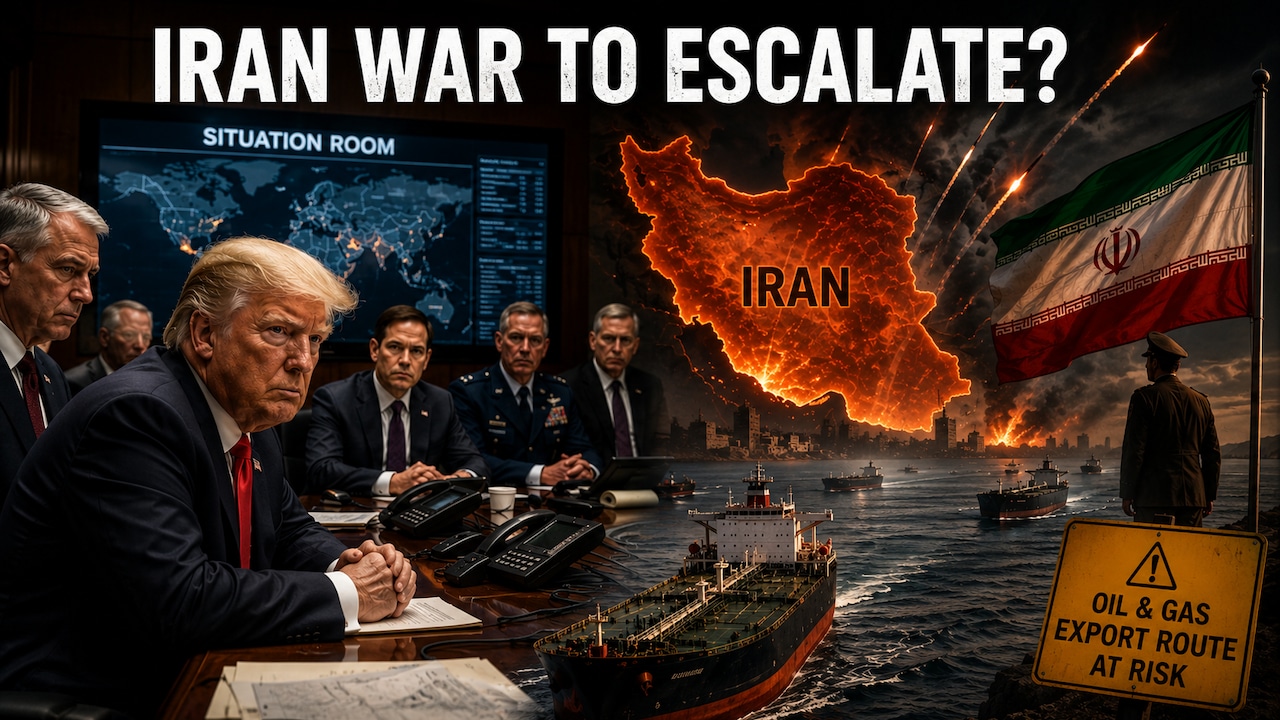 Iran War To Escalate? Trump Holds Situation Room Meeting; Tehran Warns Of Oil, Gas Export Route Closure
