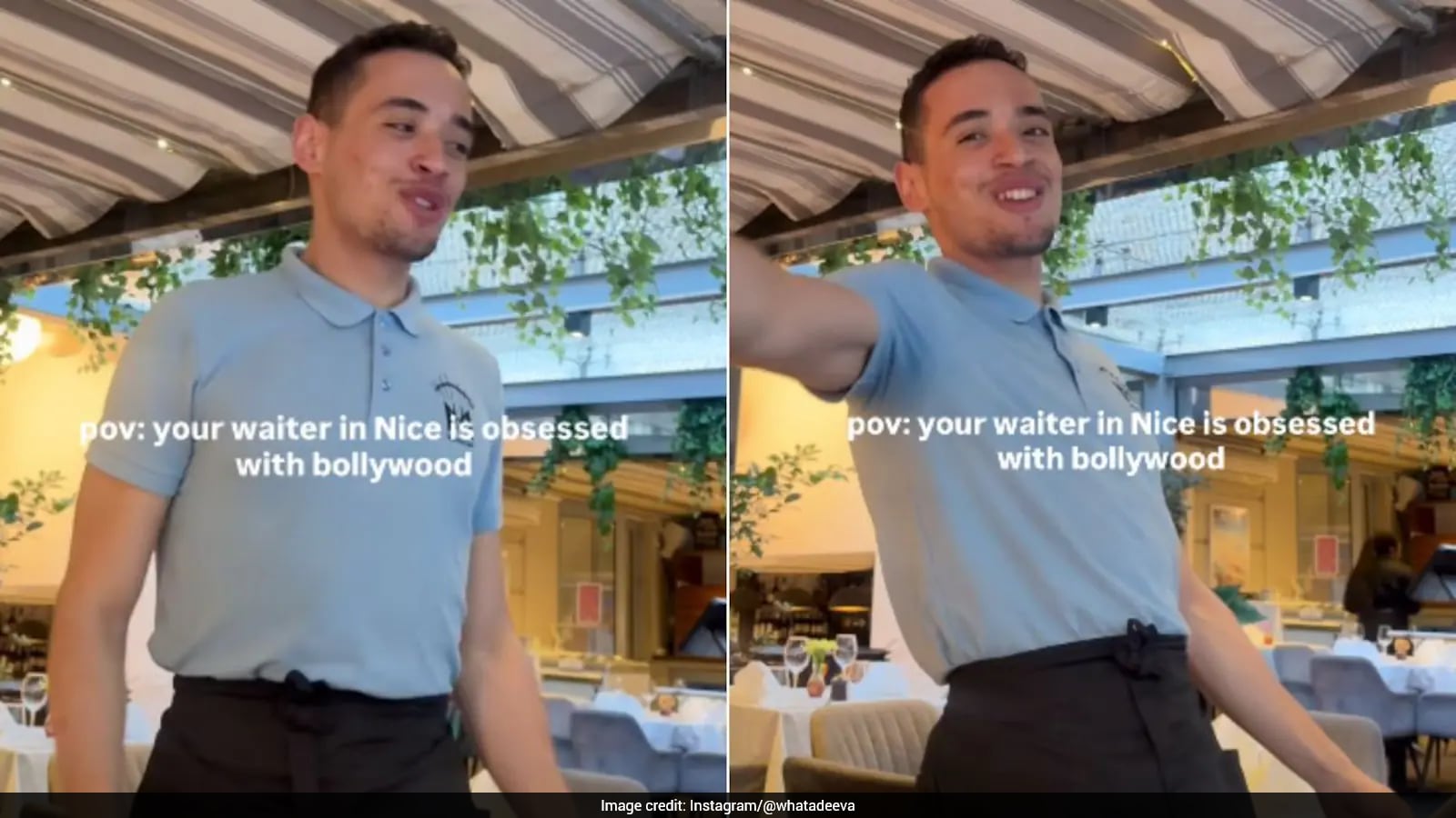 Video Of Waiter In France Singing Bollywood Song Wins Hearts: "We're Obsessed With Him"