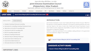 JEECUP 2026 Round 3 Seat Allotment Result OUT Today; Check Direct Link, Steps And Admission Process