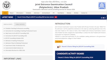 JEECUP 2026 Round 3 Seat Allotment Result OUT Today; Check Direct Link, Steps And Admission Process