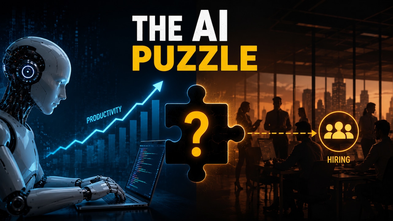 AI Is Boosting Productivity. So Why Aren't India's Biggest IT Firms Cutting More Jobs?