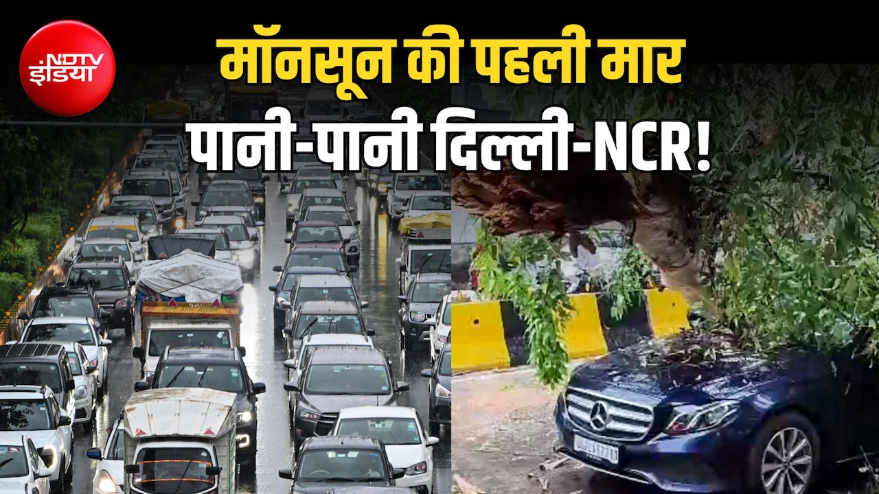 पेड़ गिरे, सड़कें जाम, जलभराव... जिस बारिश का कर रहे थे इंतजार, उसने दिल्ली-NCR में मचा दी आफत