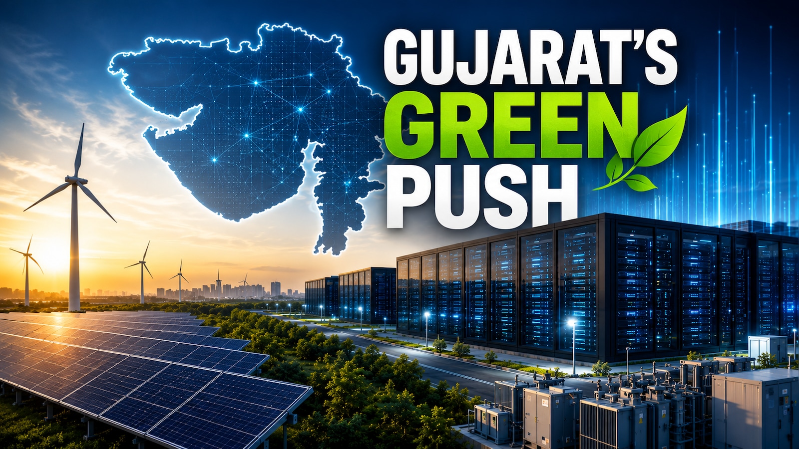 Gujarat Data Centre Policy: Green Hydrogen, AI Push Seen Adding 50%+ To India's Solar Capacity Growth
