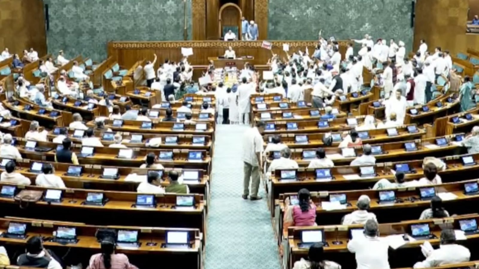 Parliament Monsoon Session Opens With Sloganeering, Chaos, Adjournments