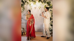 Akansha Ranjan Marries Sharan Sharma, First Pics Of Newlyweds Out