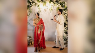 Akansha Ranjan Marries Sharan Sharma, First Pics Of Newlyweds Out