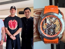 Sitarist Rishab Sharma Flaunts Rs 35.8 Lakh Ram Janmabhoomi Watch, Poses With <i>Ramayana</i> Stars Ranbir Kapoor And Yash