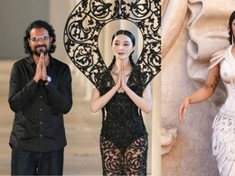 'God Is A Woman' In Rahul Mishra's 'Devi' Couture At Paris Haute Couture Week