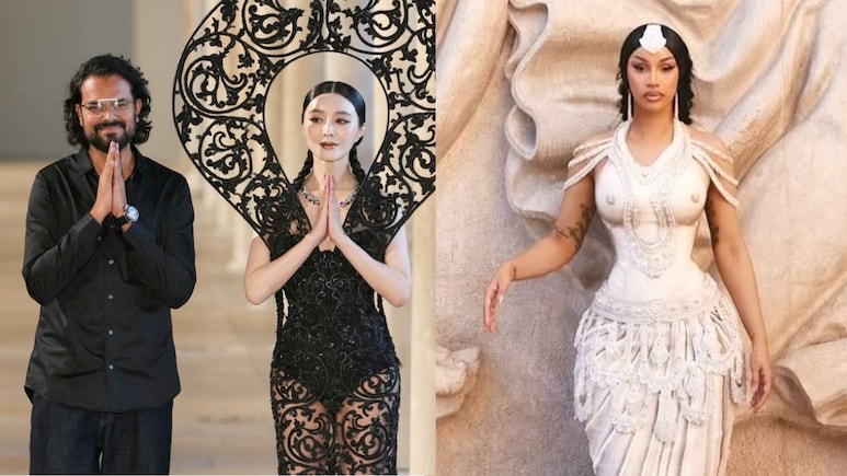 'God Is A Woman' In Rahul Mishra's 'Devi' Couture At Paris Haute Couture Week