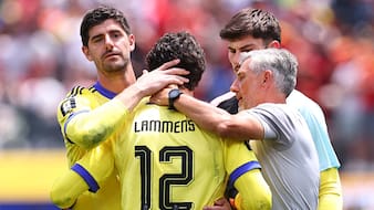 Belgium Goalkeeper Shattered As Late Error vs Spain, Courtois Does This