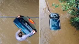 Watch: Man Refuses To Let Go Of Car In Flood, Viral Video Leaves Internet Heartbroken