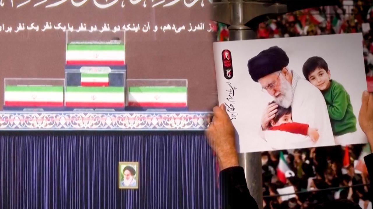 Child's Coffin Beside Ali Khamenei's Casket Becomes Symbol Of Grief And Loss