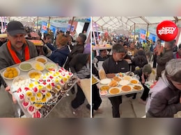 बाबा बर्फानी के दरबार में सजा 56 भोग, भक्ति का नजारा देख भावुक हुए श्रद्धालु, वीडियो वायरल
