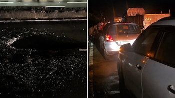 Mumbai-Ahmedabad Highway News: Over 15 Vehicles Crash Within Minutes Due To Massive Potholes