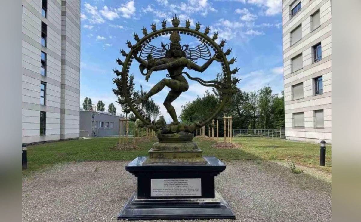 Nataraj statue at CERN Nataraj statue at CERN