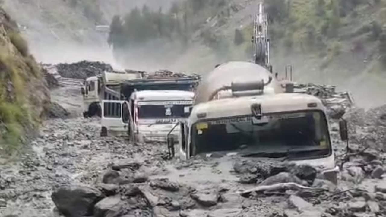 Flash Floods in Jammu and Kashmir Bury Machinery at Hydro Project, Block National Highway