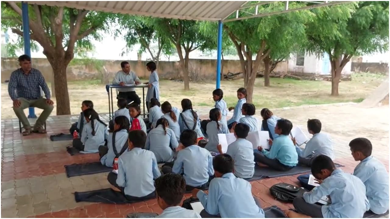 Didwana Govt School Bulldozer Action Before Monsoon 2026 Didwana Govt School Bulldozer Action Before Monsoon 2026