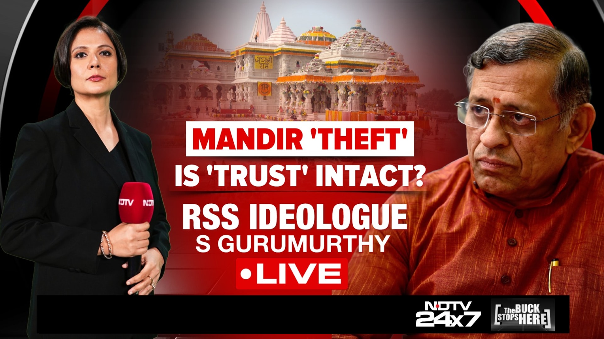 Temple Theft Row: Is the Trust's Credibility Still Intact? S Gurumurthy Speaks