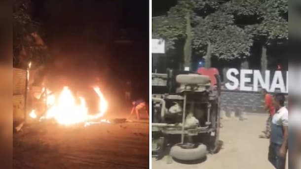 Stones Thrown, Vehicles Torched: Mob Attack At Assam Rifles Camp In Manipur