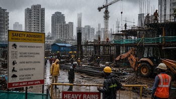 Mumbai Construction Sites Issued Safety Advisory Amid Heavy Rains After Bhandup Incident