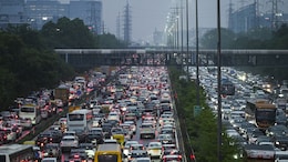 8-Km Jam, Road Cave-In: Heavy Rain Takes Weighty Toll On Gurugram