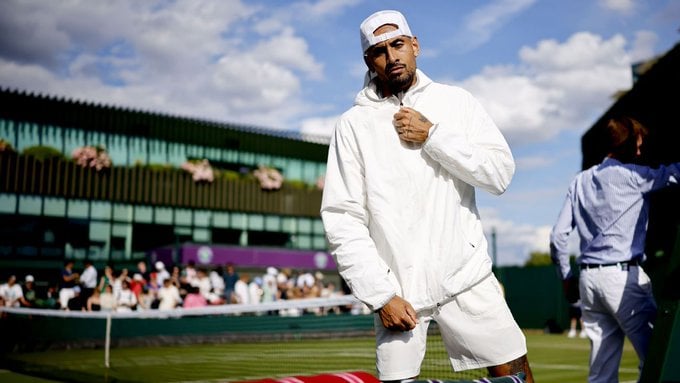 Former Finalist Nick Kyrgios Bids Emotional Goodbye To Wimbledon Career