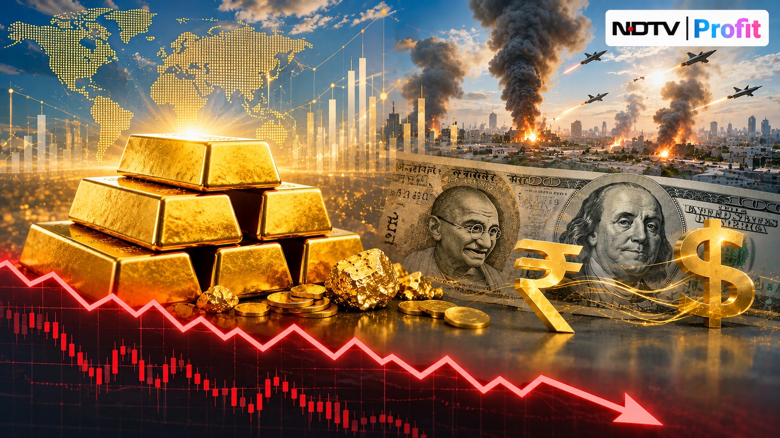 Gold Rate Today: Yellow Metal Falls Over Rs 1,000 On MCX, Slips 3% In Four Sessions