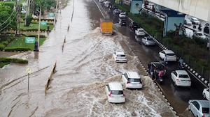 Delhi-NCR Heavy Rains Trigger Chaos: Waterlogging, Uprooted Trees Disrupt Traffic