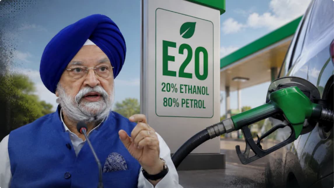 Government explains pricing and fuel-grade constraints for E10 and E20 in petrol pumps