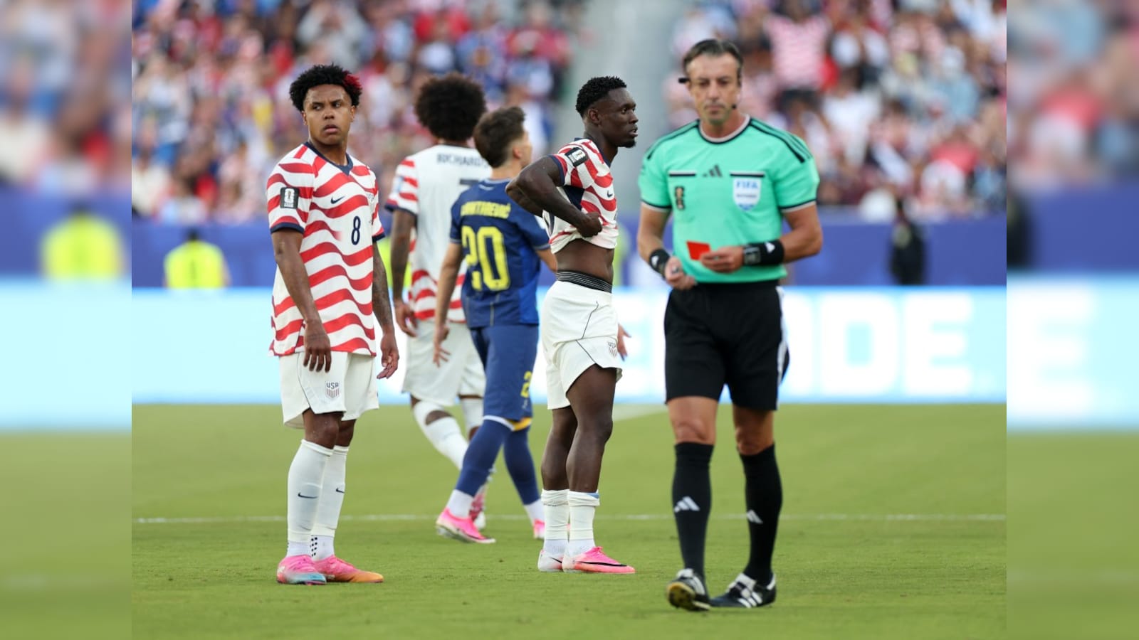 FIFA Slammed By UEFA Over USA Star Folarin Baloguns Red Card U-Turn: "We Express Our Disbelief"