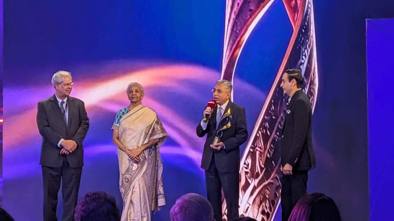 Mahindra Groups Group CEO and Managing Director Dr Anish Shah was named the Business Leader of the Year Mahindra Groups Group CEO and Managing Director Dr Anish Shah was named the Business Leader of the Year