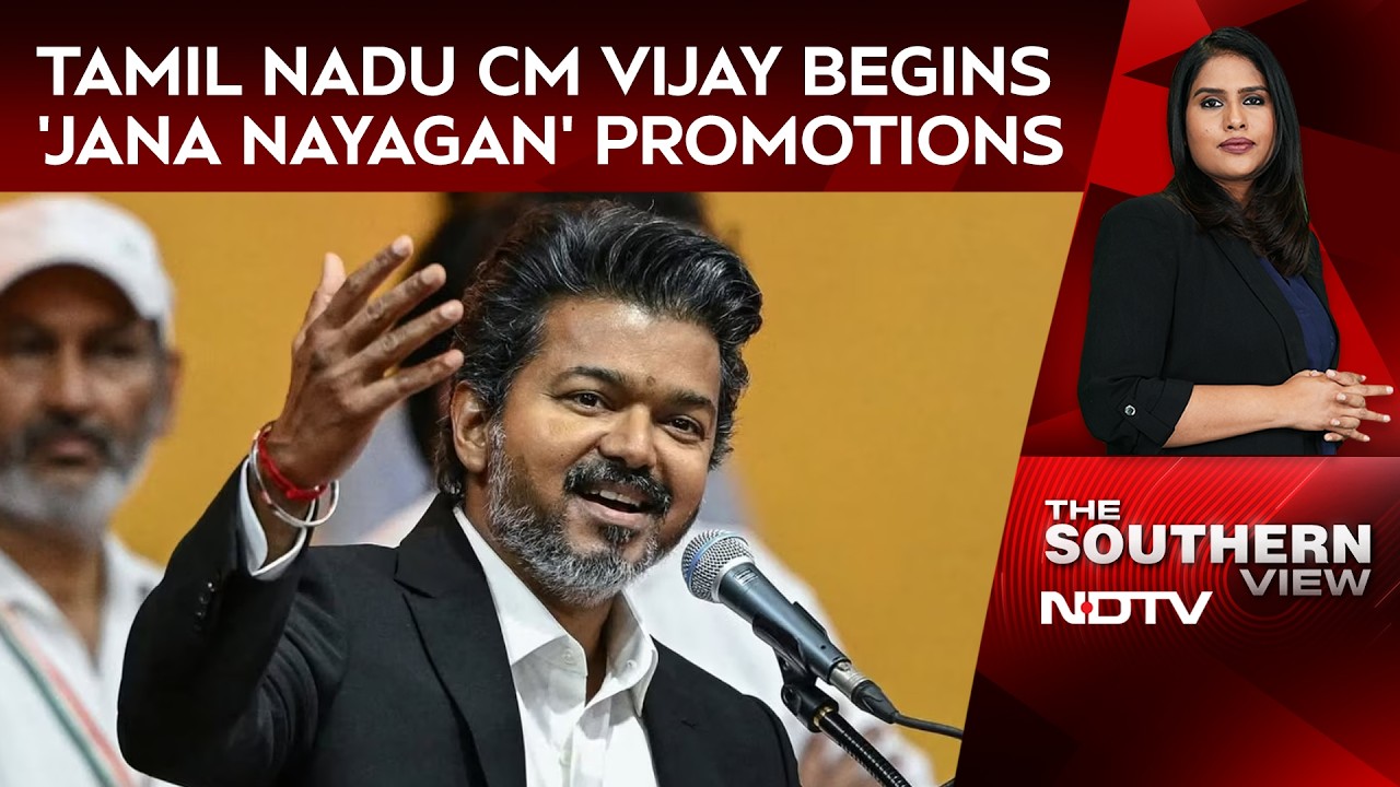 Tamil Nadu CM Vijay Begins 'Jana Nayagan' Promotions After Taking Office