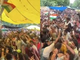 Video: How CJP Protesters Celebrated At Jantar Mantar As Dharmendra Pradhan Resigned
