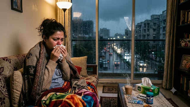 Monsoon conditions can also increase humidity