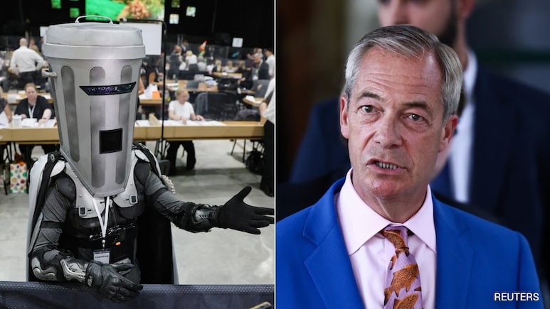 Nigel Farage Defeats 'Garbage Can' To Win UK's Widely Mocked Election